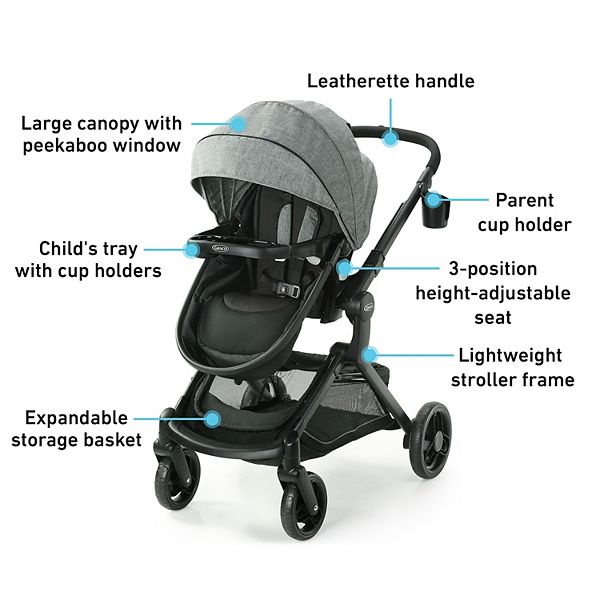 картинка Коляска Modes Nest 3-в-1 Graco от магазина Одежда+