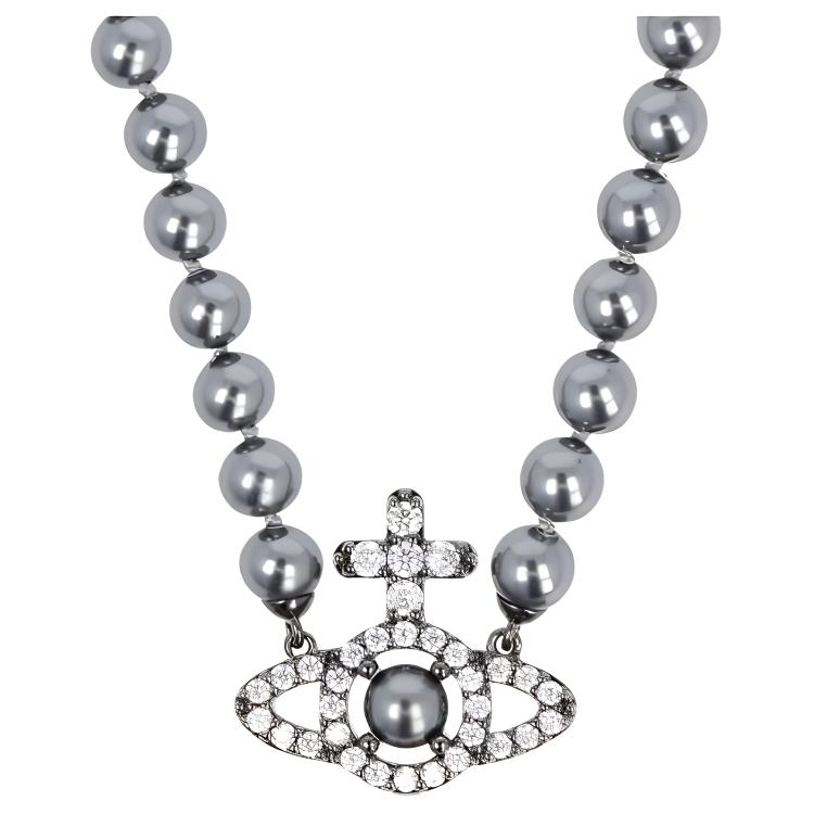 картинка Олимпийский шарм с жемчугом ожерелье Olympia Orb Vivienne Westwood от магазина Одежда+