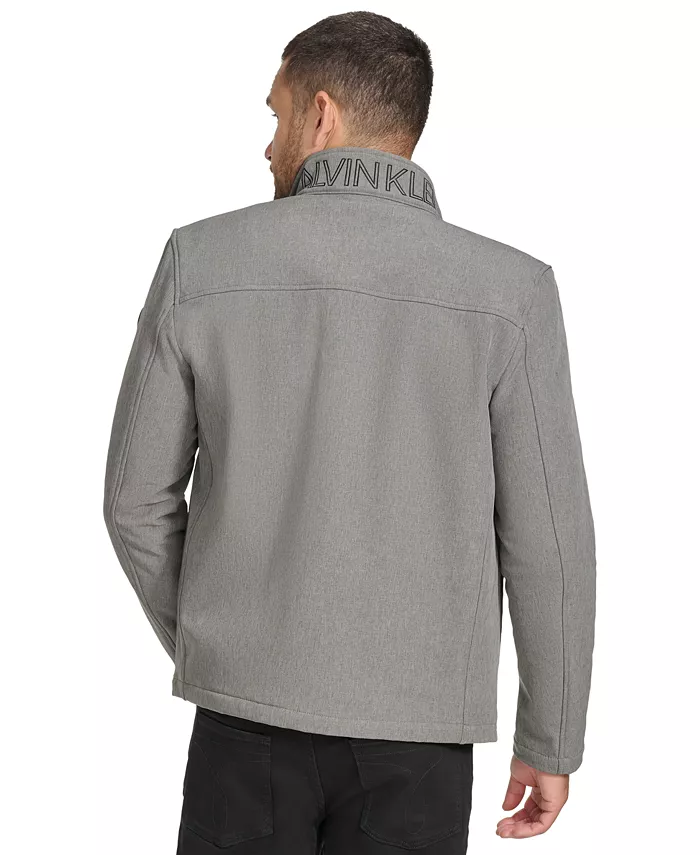 картинка Ветровка Calvin Klein Infinite Stretch Soft Shell, светло-серый от магазина Одежда+