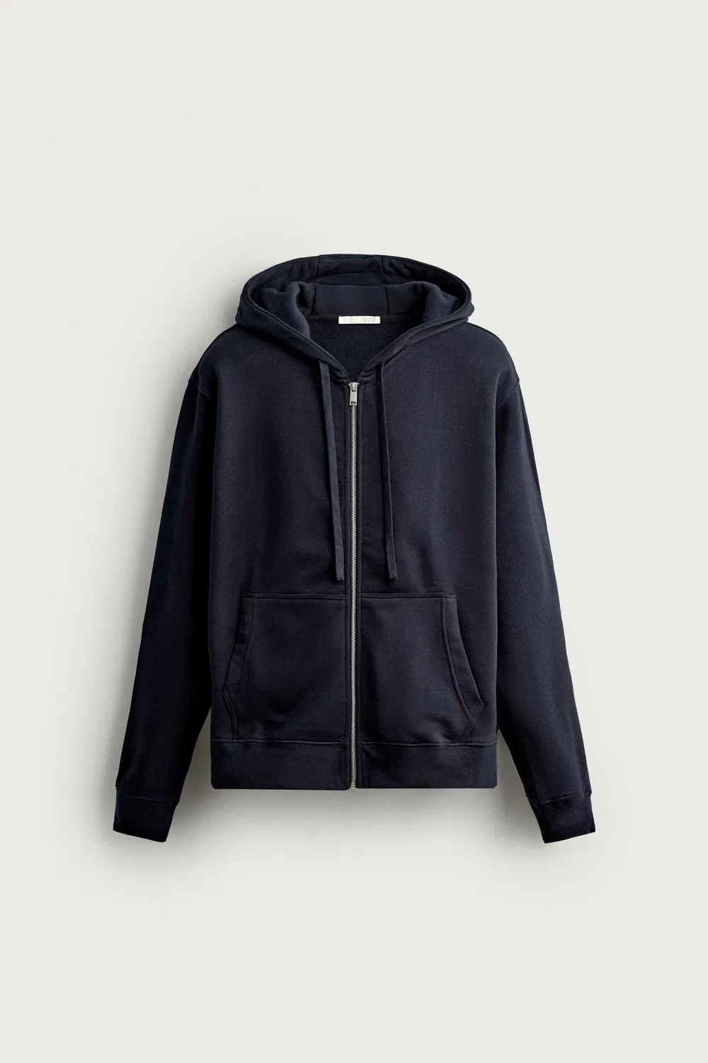 картинка Толстовка свободного кроя на молнии ZARA, Navy blue от магазина Одежда+