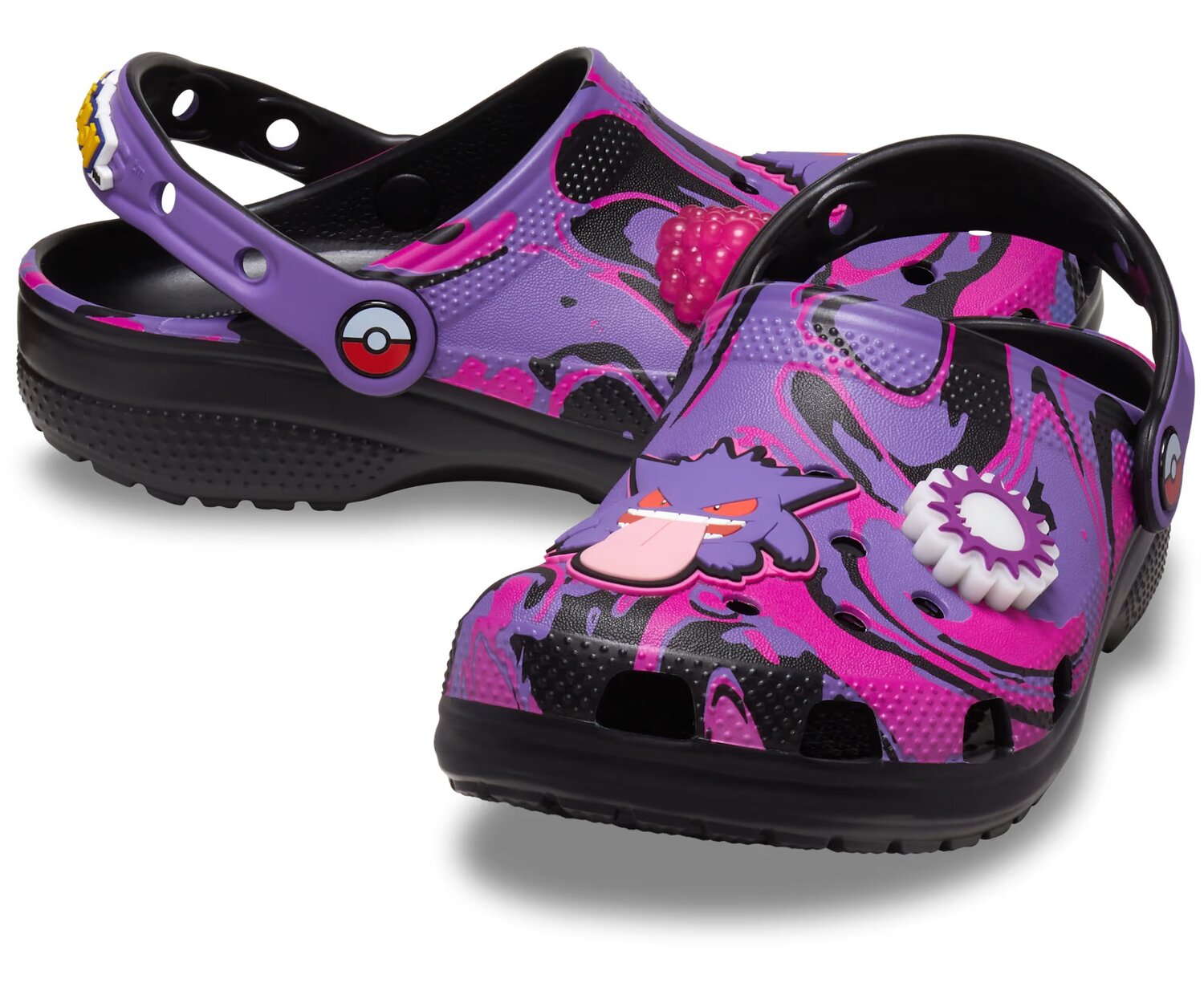 картинка Сабо детские Crocs Classic Clog x Pokémon, Gengar, фиолетовый от магазина Одежда+