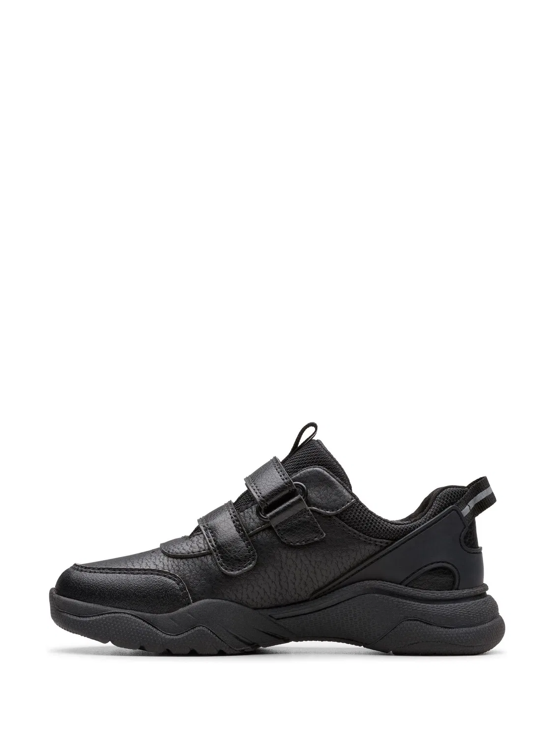 картинка Кроссовки детские Clarks Feather Shine K, черные от магазина Одежда+