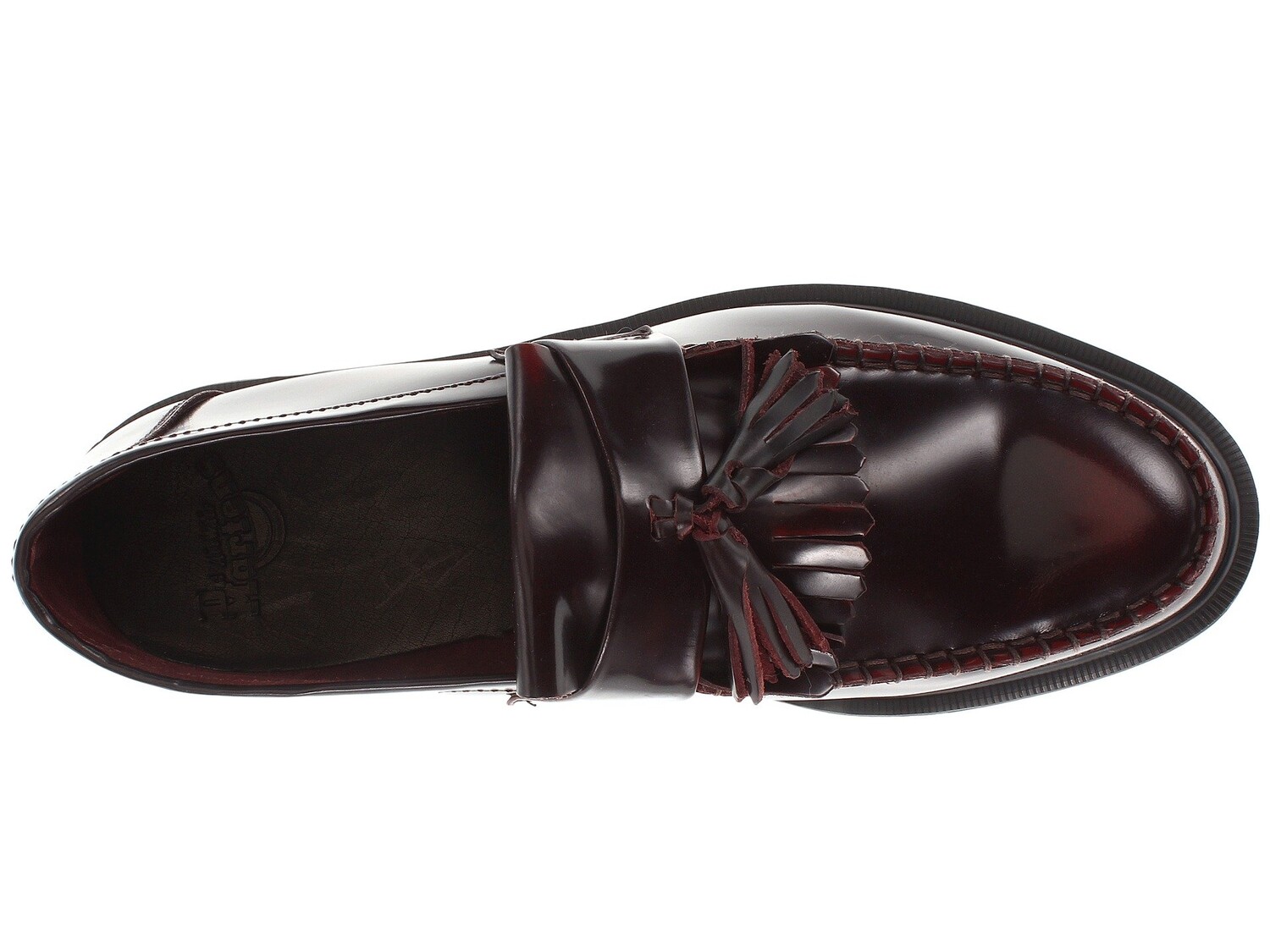 картинка Лоферы Dr. Martens Adrian, кожаные, с кисточками, черные от магазина Одежда+