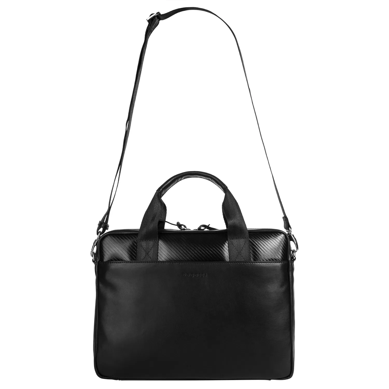 картинка Кожаный портфель COMET BAGS bugatti, Black от магазина Одежда+