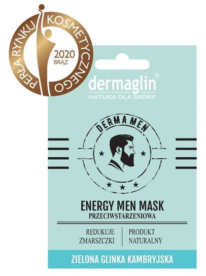 картинка Энергия Мужская Маска Антивозрастная, Dermaglin от магазина Одежда+