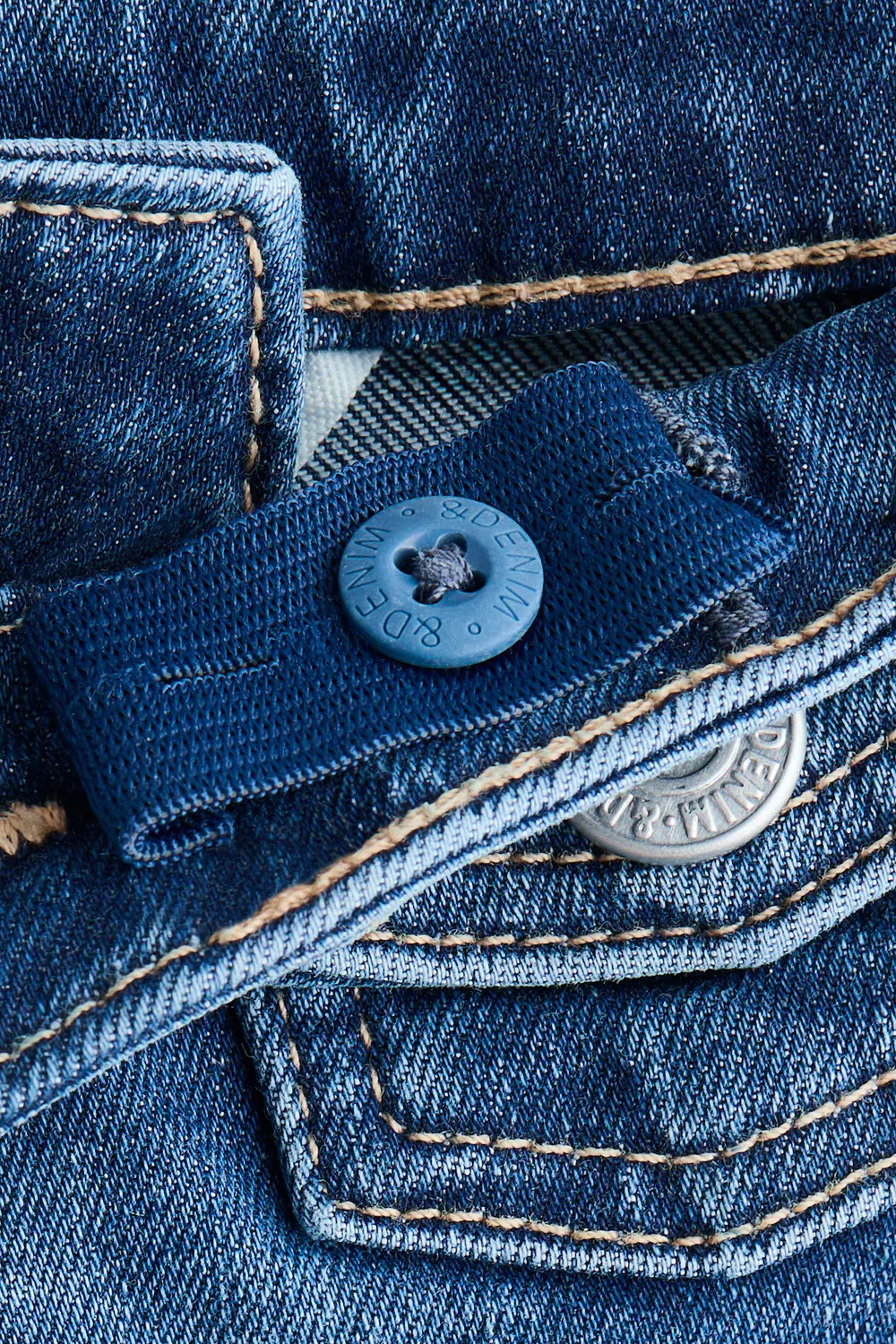 картинка Джинсы с широкими штанинами H&M, Denimblau от магазина Одежда+