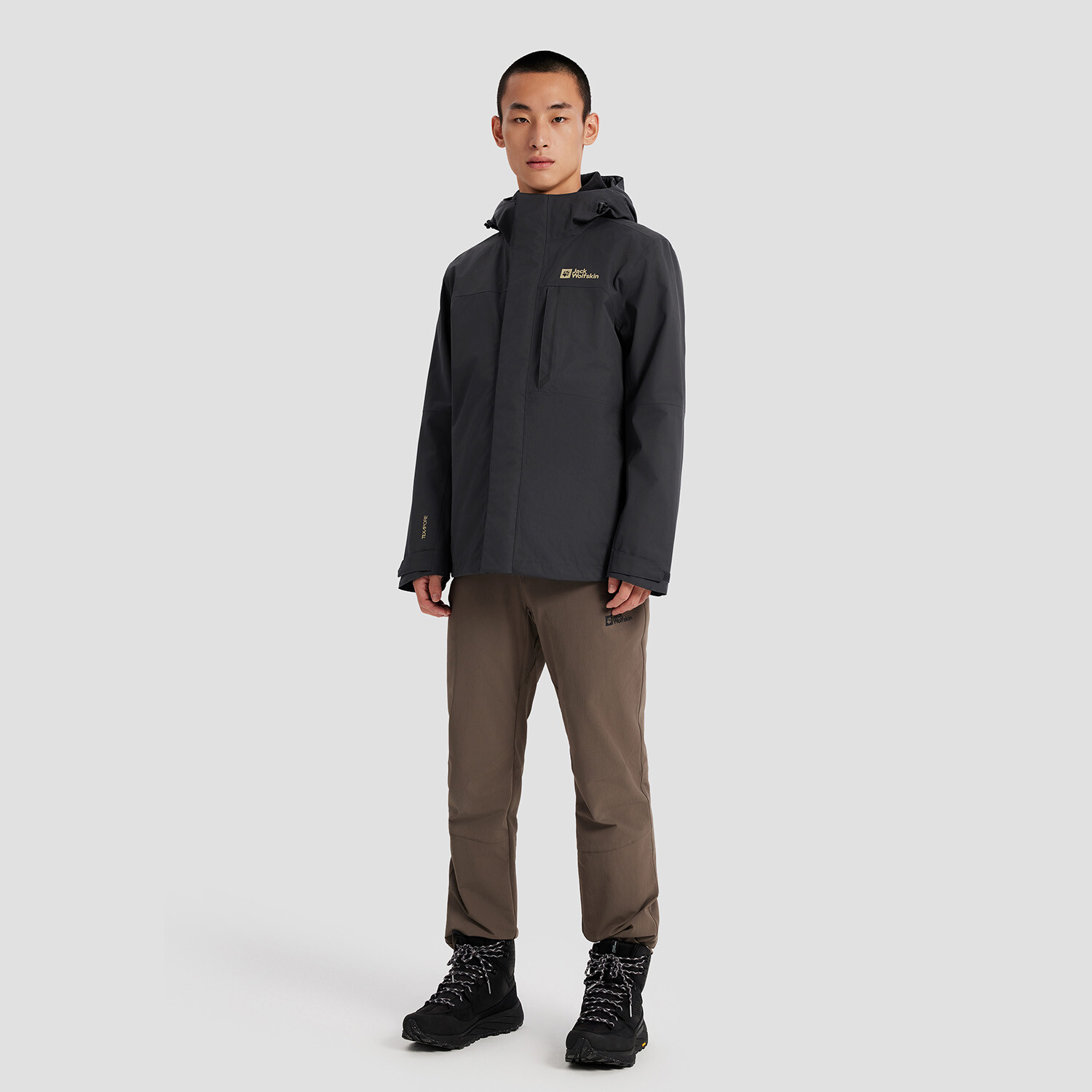 картинка Ветровка мужская Jack Wolfskin, черный от магазина Одежда+