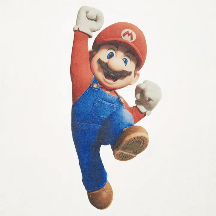 картинка Футболка Uniqlo UT Super Mario Bros. Movie, белый от магазина Одежда+