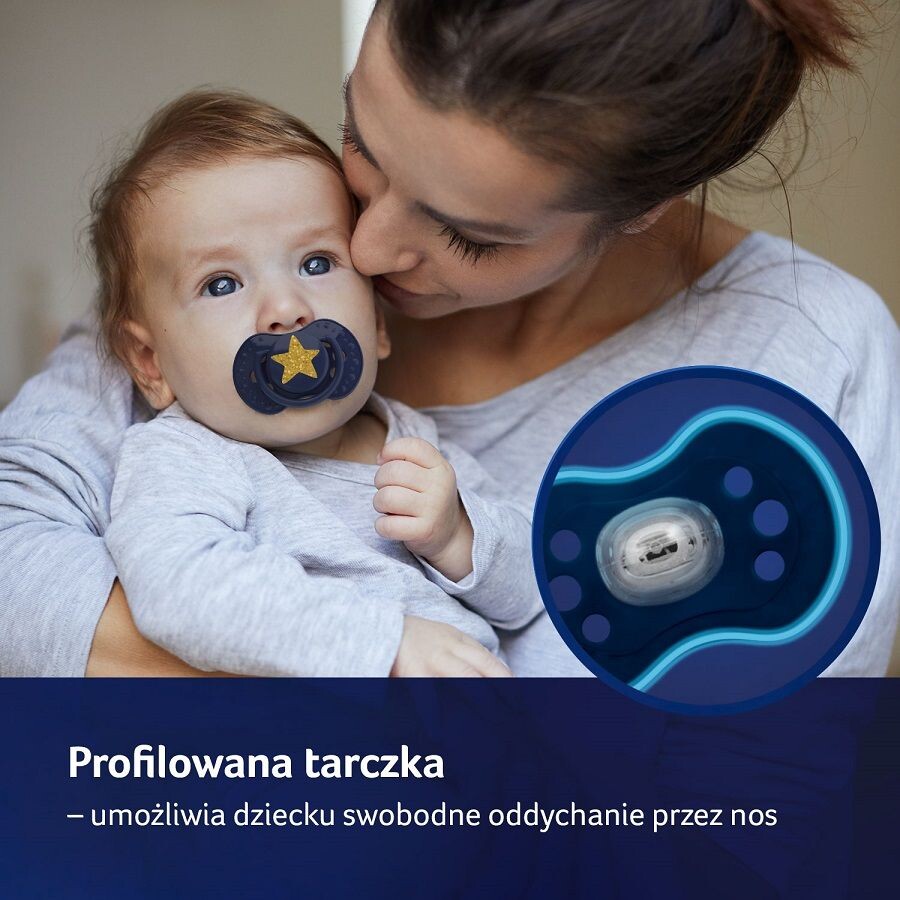 картинка Детская соска Lovi Stardust Blue 6-18m, 2 шт от магазина Одежда+