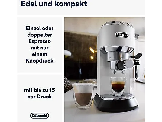 картинка Кофеварка рожковая DeLonghi EC 685, белый от магазина Одежда+