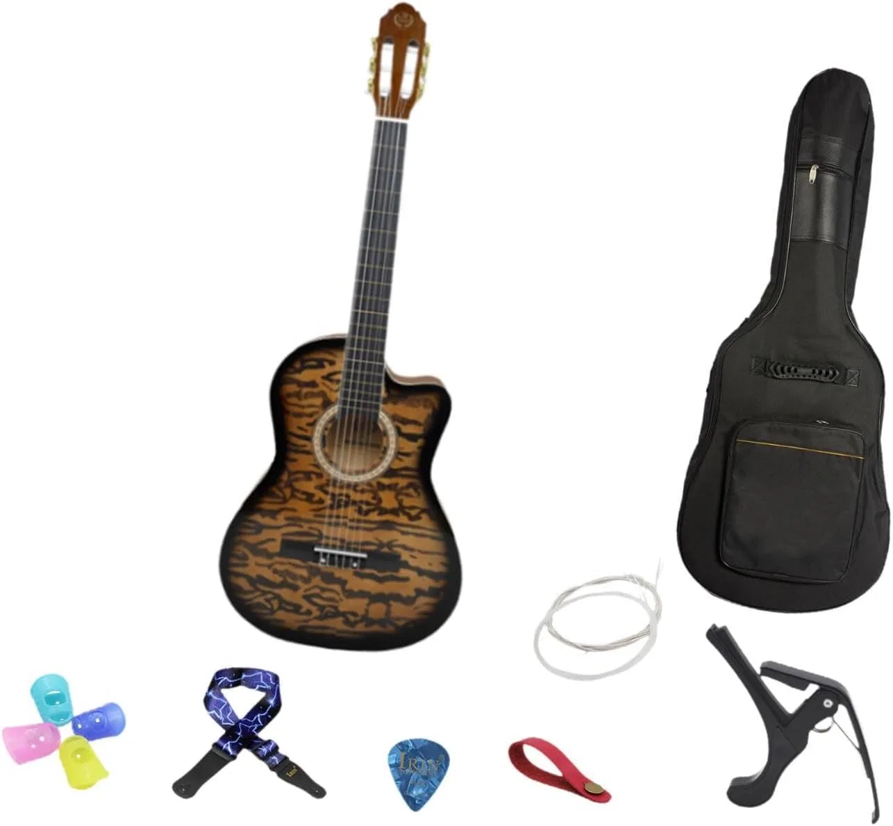 картинка Акустическая гитара Steel-String, Sporful, Dark Yellow от магазина Одежда+