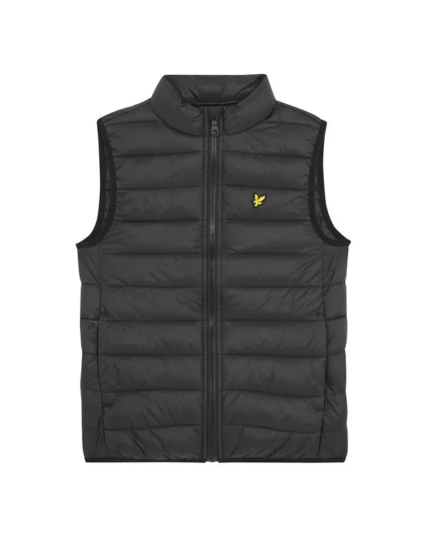картинка Легкий стеганый жилет Lyle & Scott, Jet Black от магазина Одежда+