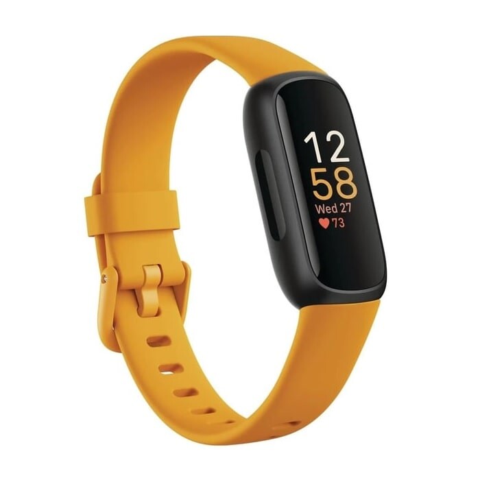 картинка Фитнес-трекер Fitbit FB424BKYW Inspire 3, черный/желтый от магазина Одежда+