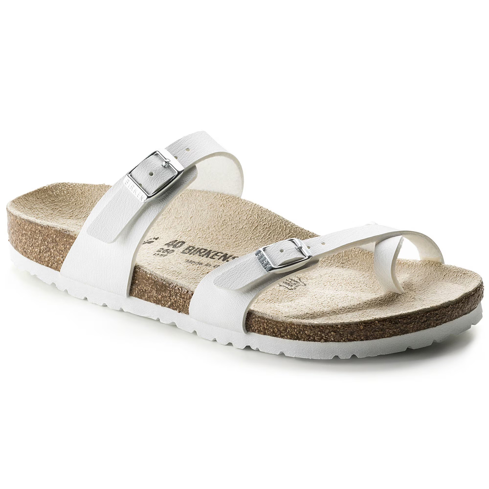 картинка Сандалии Birkenstock Mayari Birko-Flor, белый от магазина Одежда+