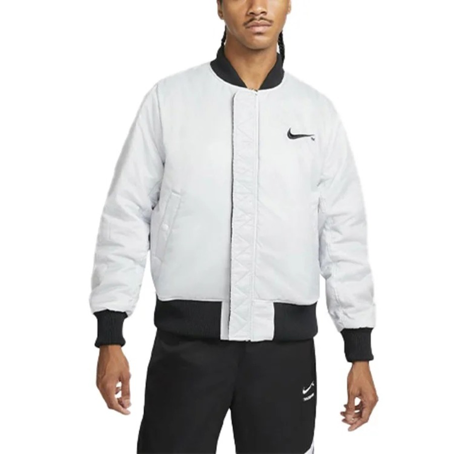 картинка Двусторонний бомбер Nike Swoosh Therma-FIT, черный от магазина Одежда+
