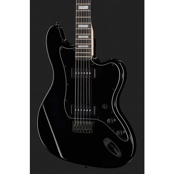 картинка Электрогитара барitone Harley Benton JA-Baritone P90 BK, Black от магазина Одежда+