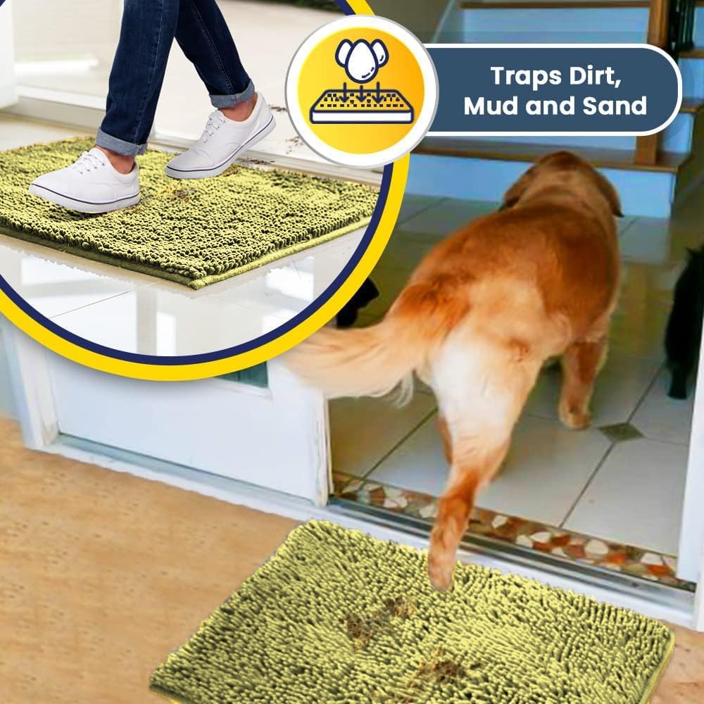 картинка Коврик универсальный Muddy Mat, 46х72 см, желтый от магазина Одежда+