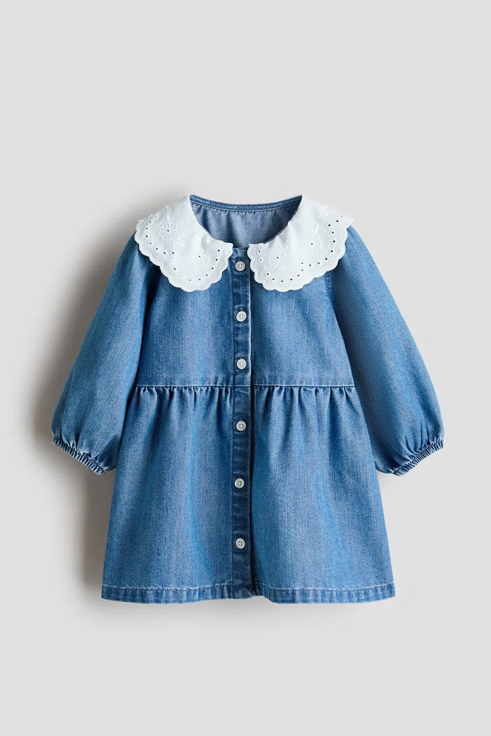 картинка Платье-Рубашка H&M, Denimblau от магазина Одежда+
