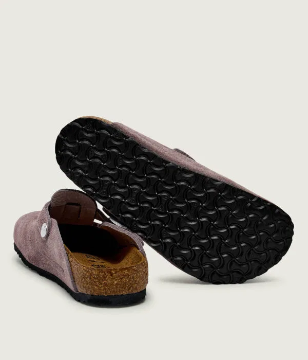 картинка Детские сандалии-мюли Boston Leve Birkenstock, фиолетовый от магазина Одежда+