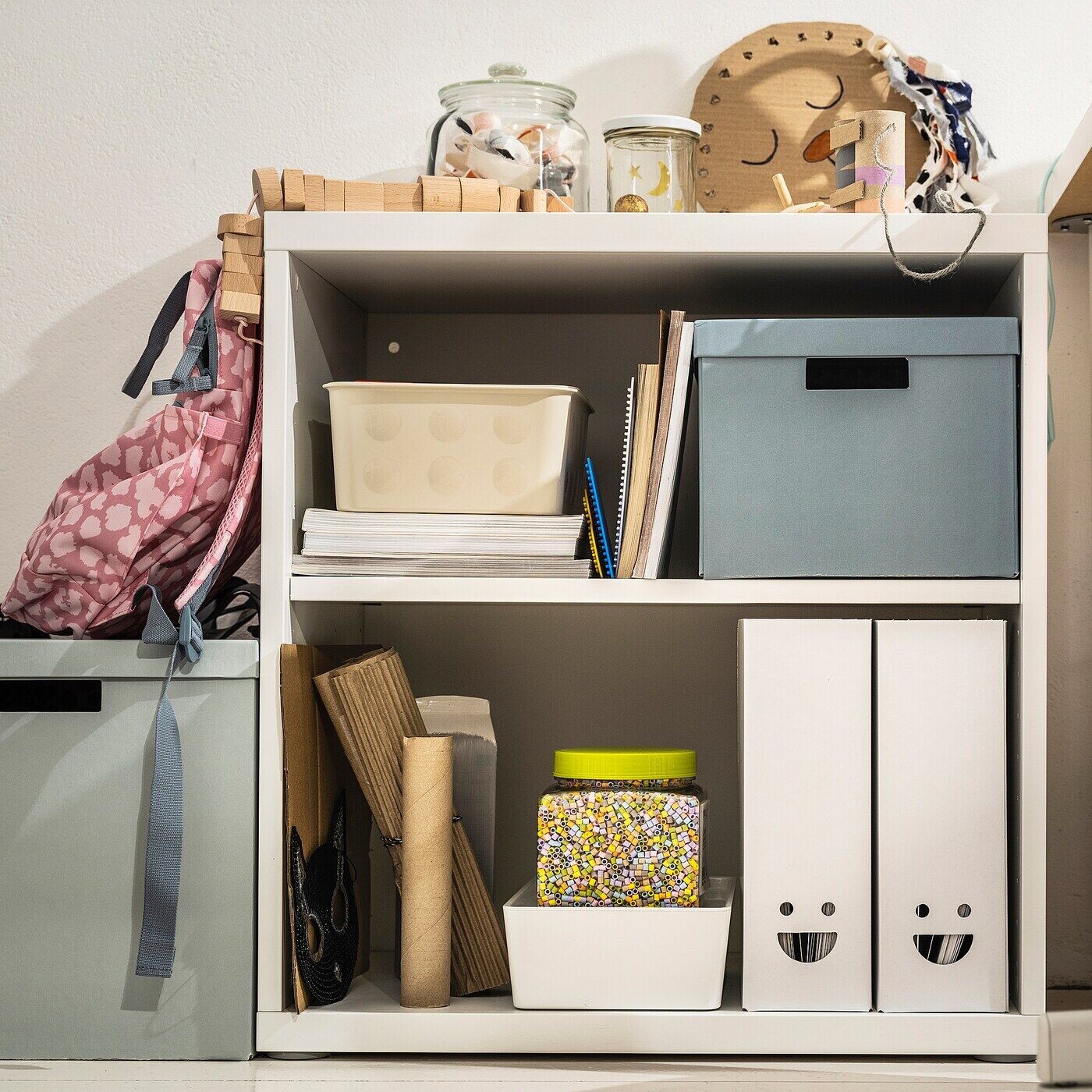 картинка Коллектор журналов, белый, TJABBA IKEA от магазина Одежда+