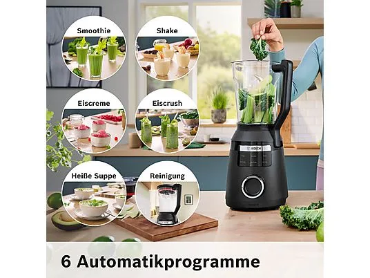 картинка Блендер Bosch MMBD665B1 Serie 6 VitaPower, черный от магазина Одежда+