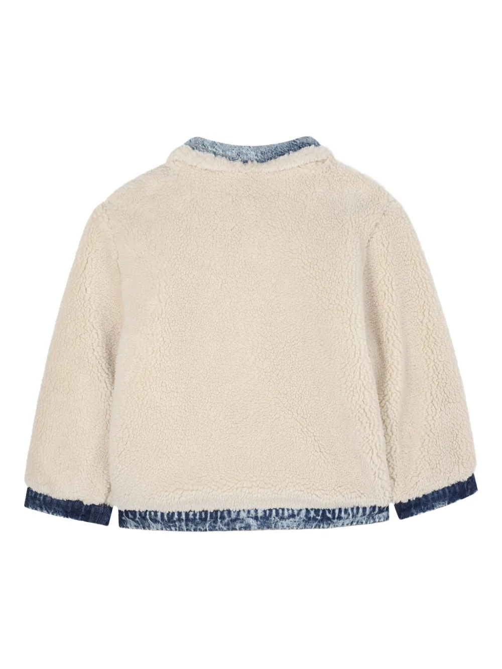 картинка Джинсовая куртка с воротником из шерпы Kenzo Kids от магазина Одежда+