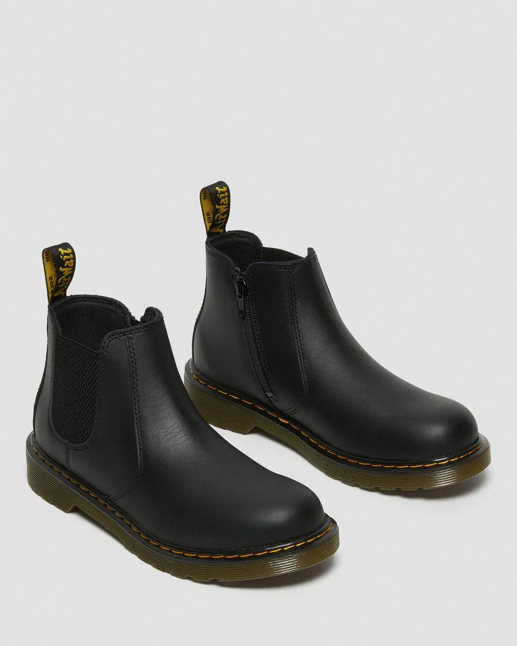 картинка Ботинки челси Dr. Martens Youth 2976, кожаные, Softy T, Black от магазина Одежда+