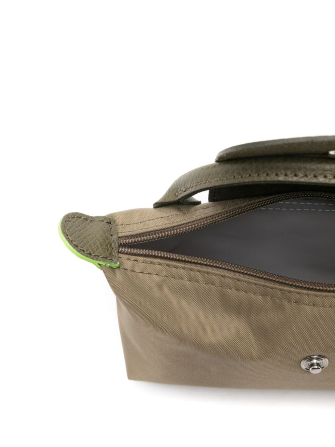 картинка Мини-сумка Longchamp Le Pliage Green, хаки от магазина Одежда+