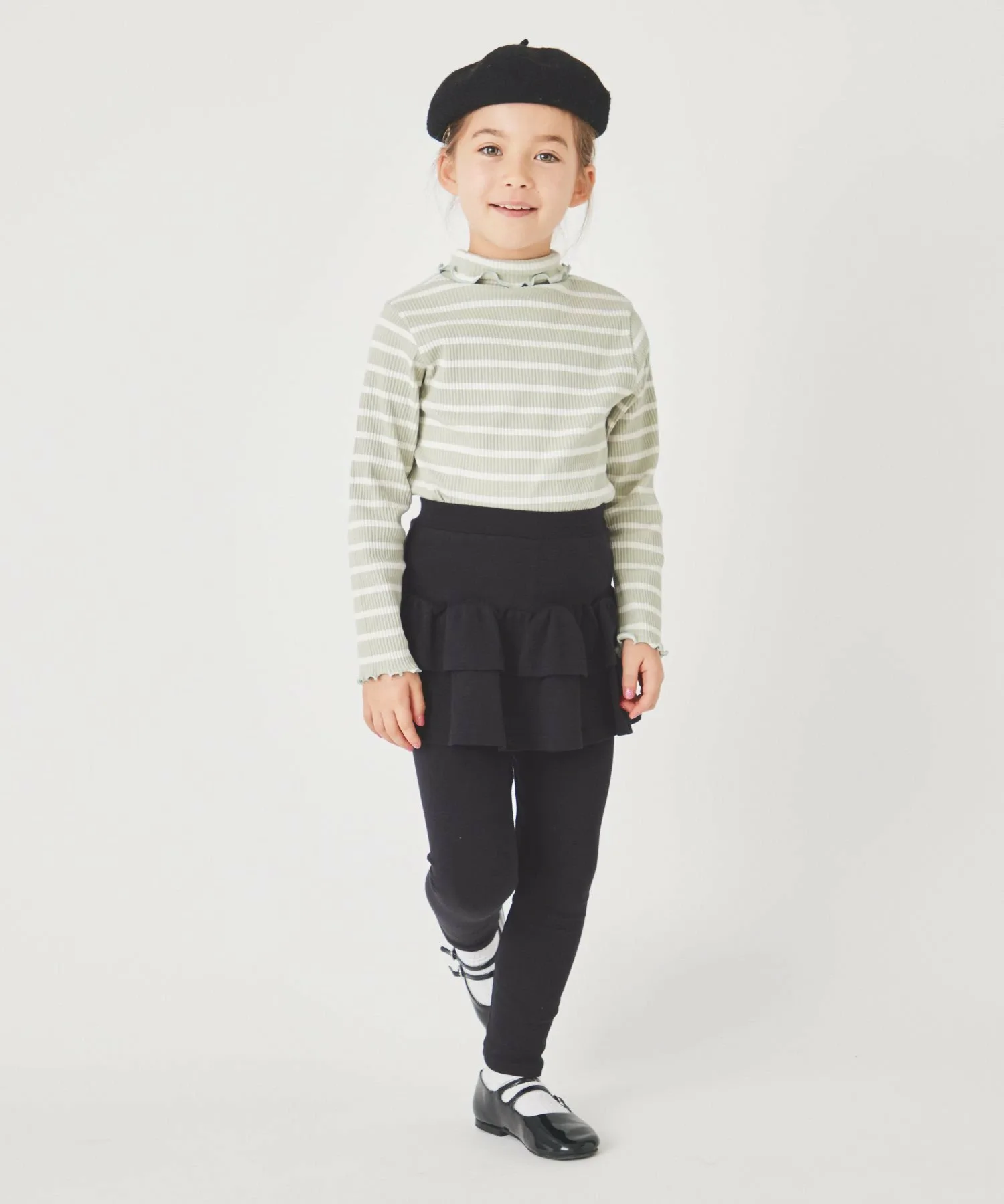 картинка Водолазка в рубчик Ever Closet, Mint Border от магазина Одежда+