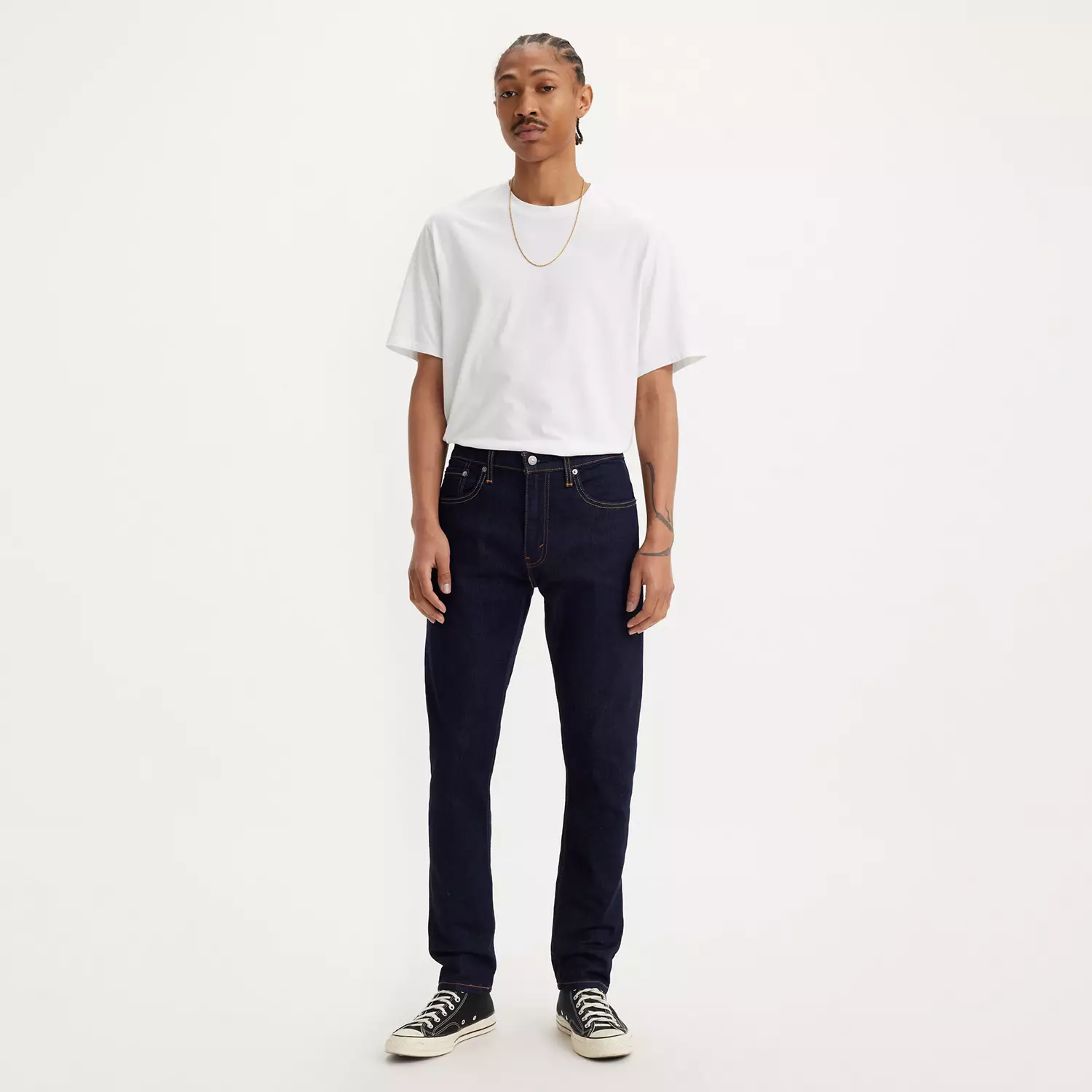 картинка Мужские джинсы Levi's 512 Slim Taper, классический темно-синий от магазина Одежда+