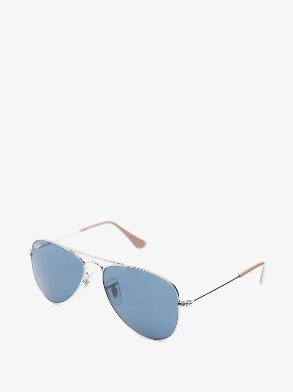 картинка Солнцезащитные очки-авиаторы RAY-BAN JUNIOR, серебряный от магазина Одежда+