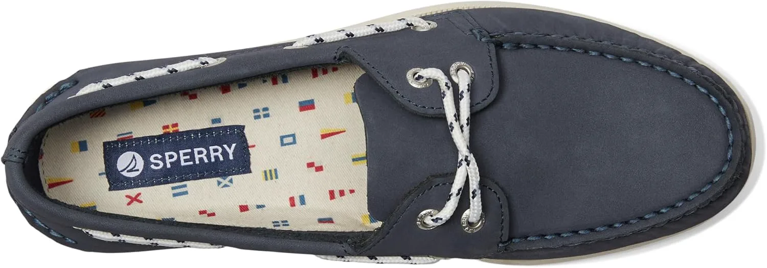 картинка Женские топсайдеры Sperry A/O 2-Eye Nautical, темно-синий от магазина Одежда+