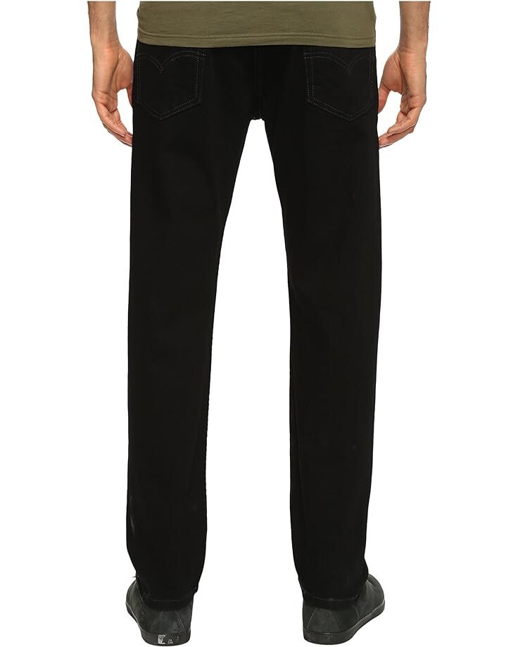 картинка Джинсы Levi's Mens 502 Regular Taper Fit, черный стрейч от магазина Одежда+
