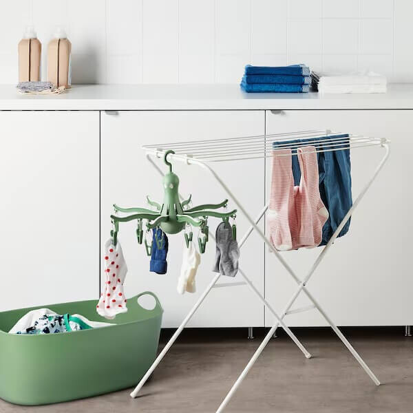 картинка Сушилка подвесная Ikea Pressa 16 Clothes Pegs, зеленый от магазина Одежда+