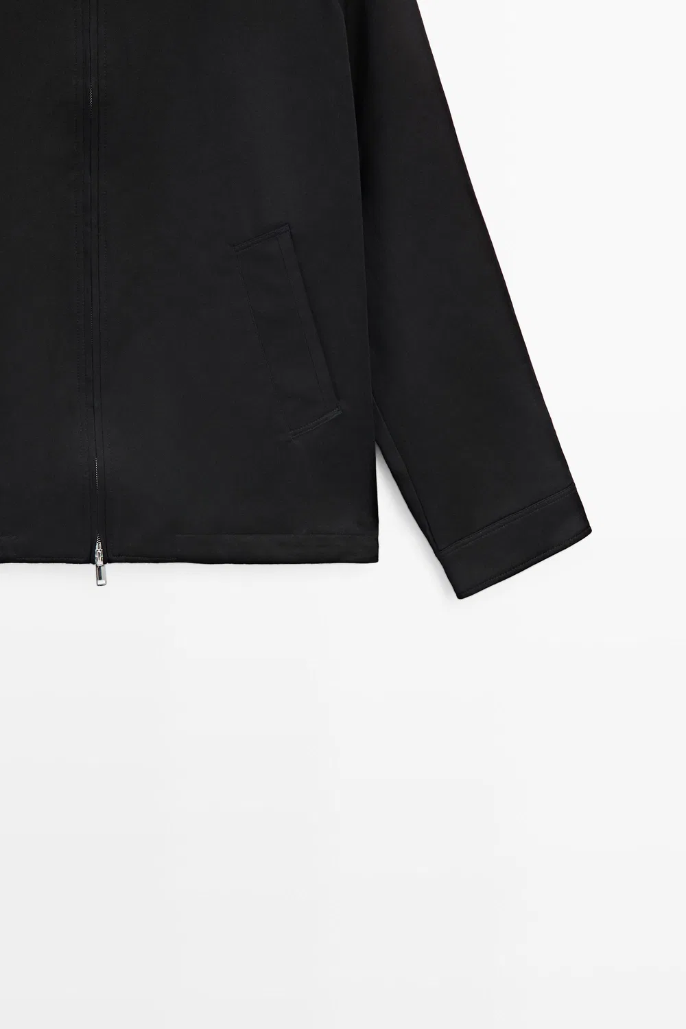 картинка Куртка-бомбер Massimo Dutti With Collar Detail, темно-синий от магазина Одежда+