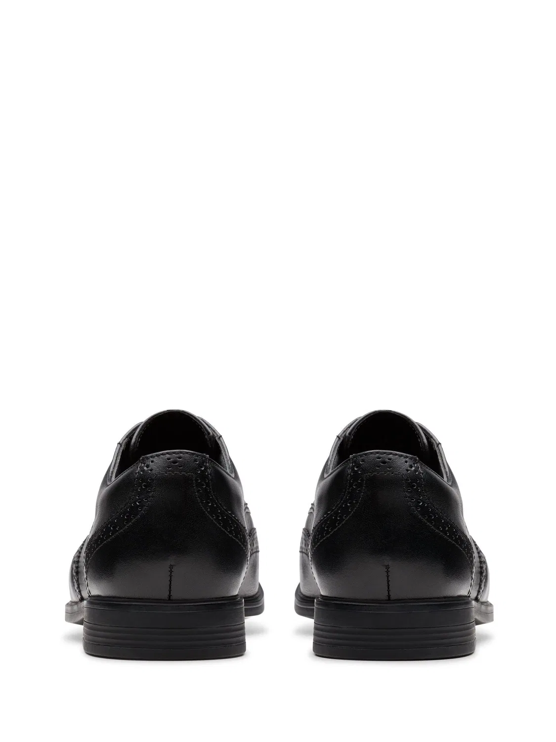 картинка Туфли дерби Clarks Jonwin Wing, кожаные, черные от магазина Одежда+