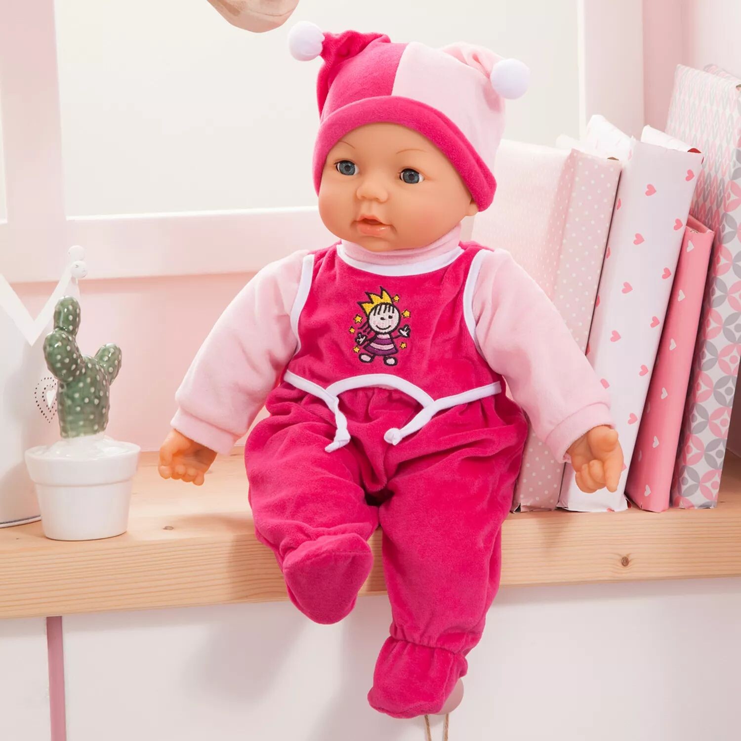 картинка Многофункциональная 18-дюймовая кукла Bayer Hello Baby Bayer от магазина Одежда+