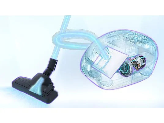 картинка Пылесос Bosch BGB75XSIL Serie 8 ProSilence 650W, белый от магазина Одежда+