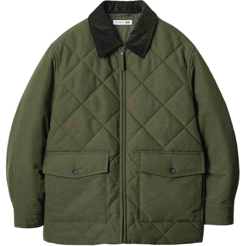 картинка Куртка Uniqlo Jw Anderson Padded Quilted, 57 темно-оливковый от магазина Одежда+