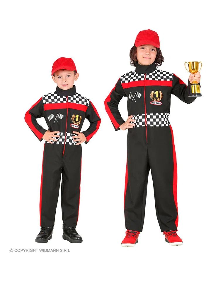 картинка Костюм Formula 1 Fahrer, Carnival Party, черный/красный от магазина Одежда+