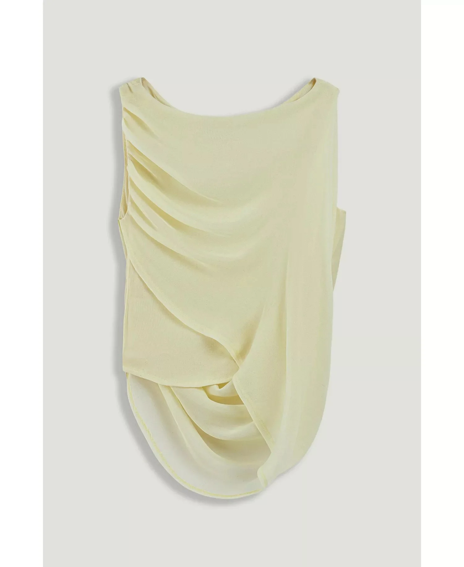 картинка Блуза NOCTURNE Draped Sleeveless, желтый от магазина Одежда+