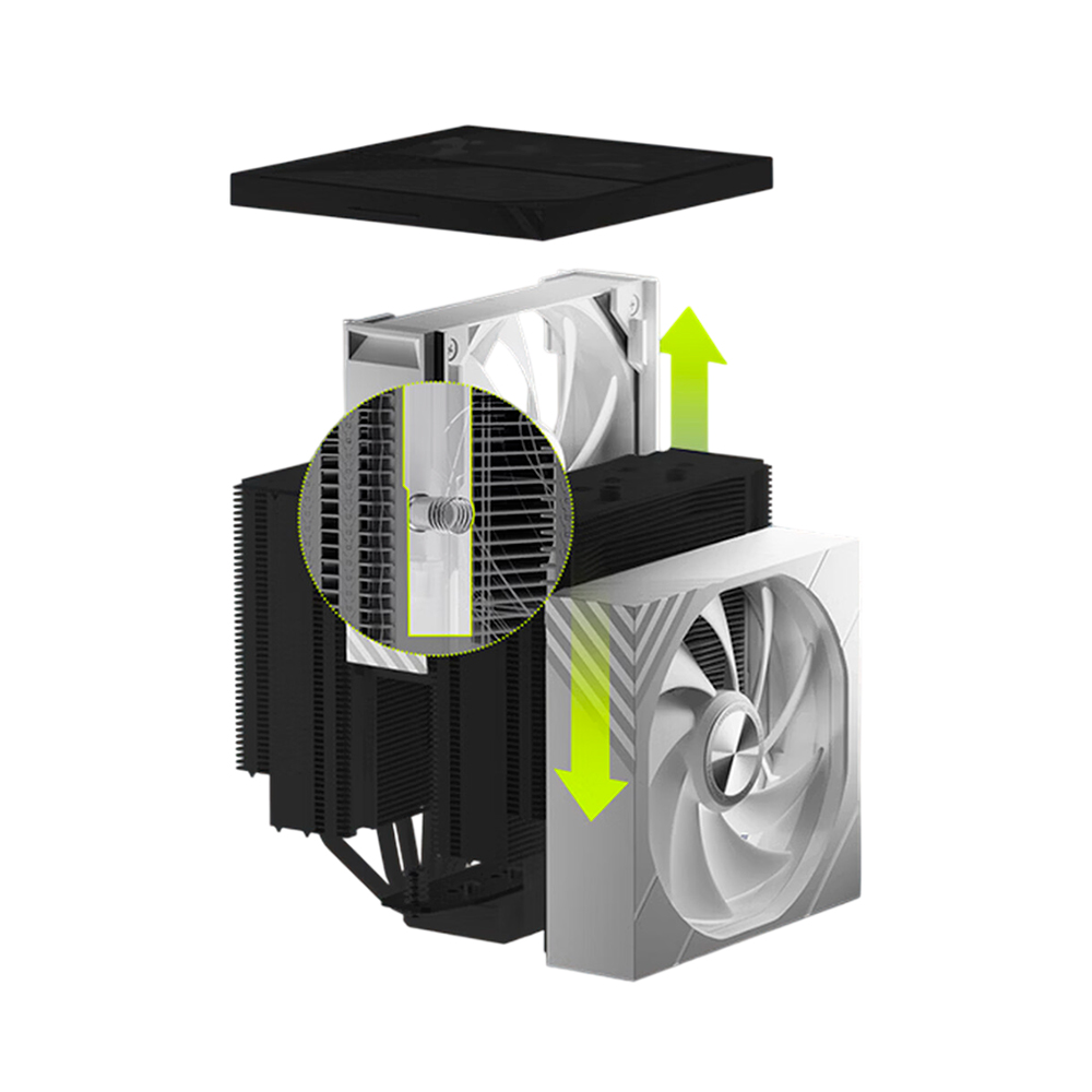 картинка Кулер для процессора TRYX Turris 620, белый от магазина Одежда+