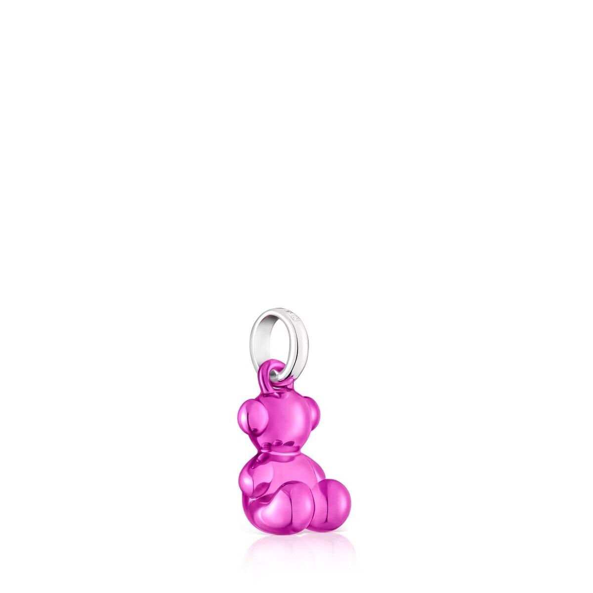 картинка Подвеска Tous Small Two-tone Bold Bear, серебро/сталь/розовый от магазина Одежда+