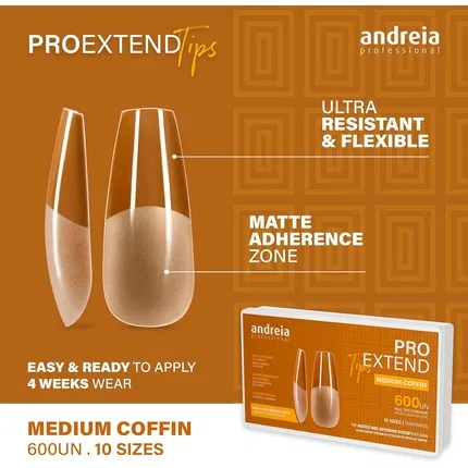 картинка Накладные ногти для гелевого наращивания Professional, Andreia от магазина Одежда+