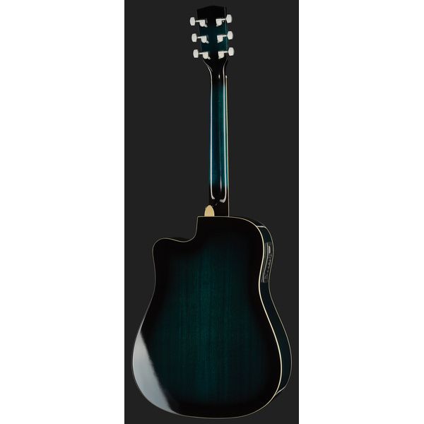 картинка Гитара Harley Benton D-120CE TB, голубой/черный от магазина Одежда+