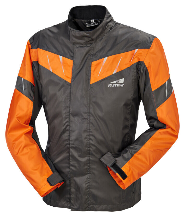 картинка Дождевик Rain Basic 201 Fastway, серый/оранжевый от магазина Одежда+