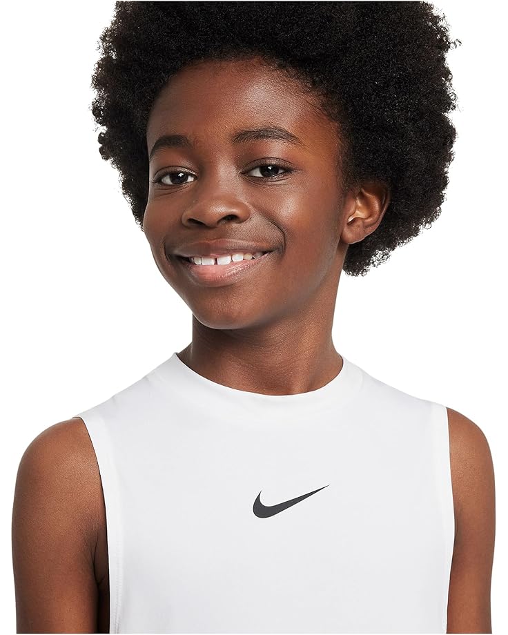 картинка Топ Nike Kids Pro Sleeveless Top, белый/черный от магазина Одежда+