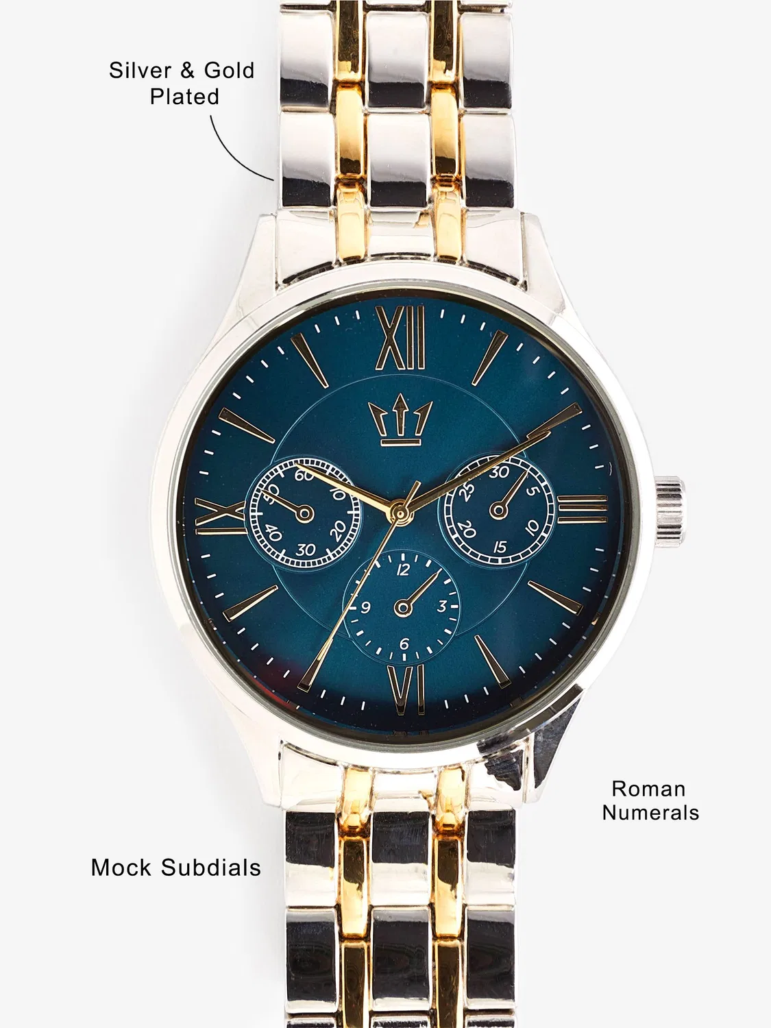 картинка Часы наручные, металлический браслет, Gold Tone/Silver Tone Next от магазина Одежда+