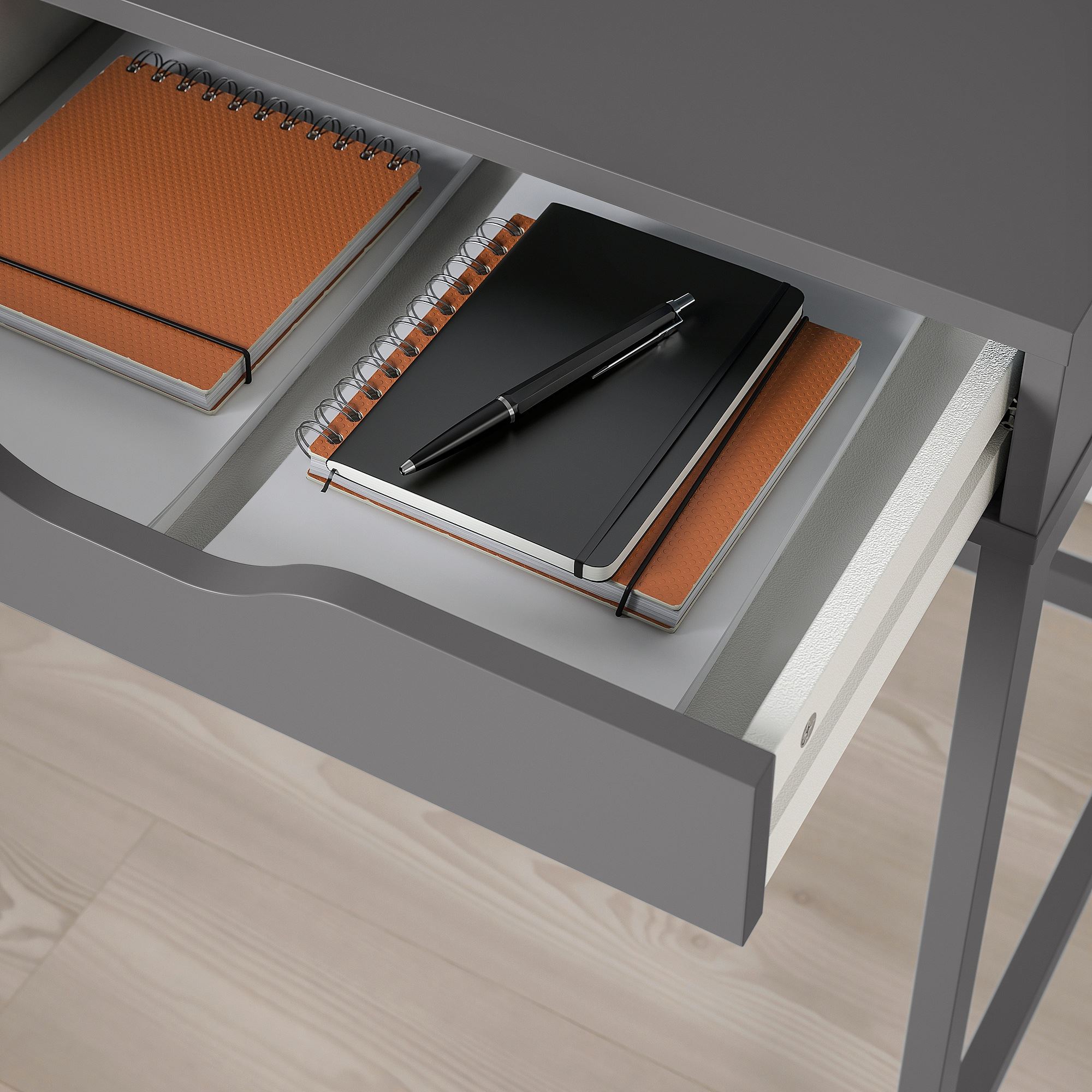 картинка Письменный стол IKEA ALEX, 132x58 см, серый от магазина Одежда+