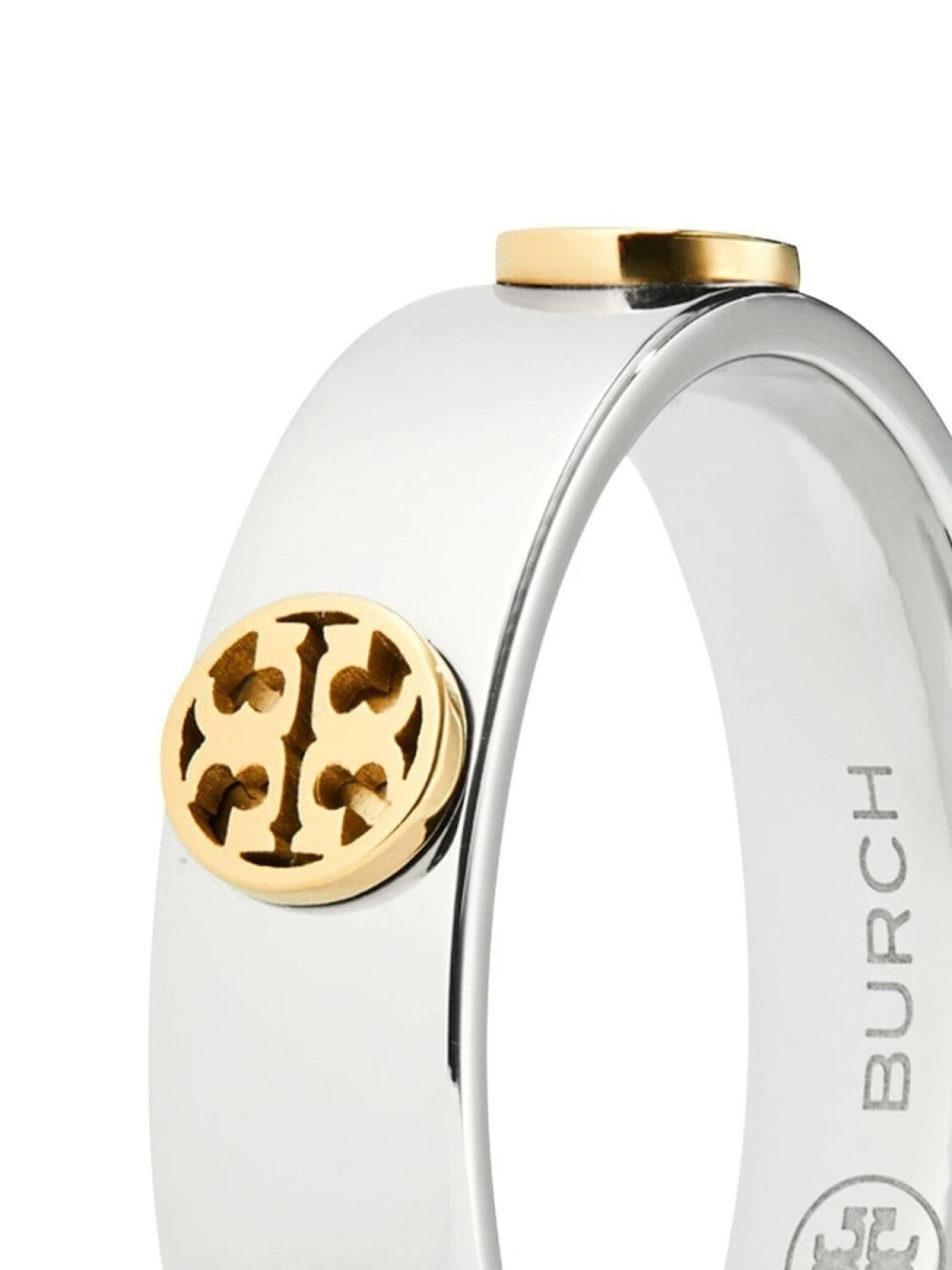 картинка Кольцо Miller с заклепками Tory Burch, серебряный от магазина Одежда+